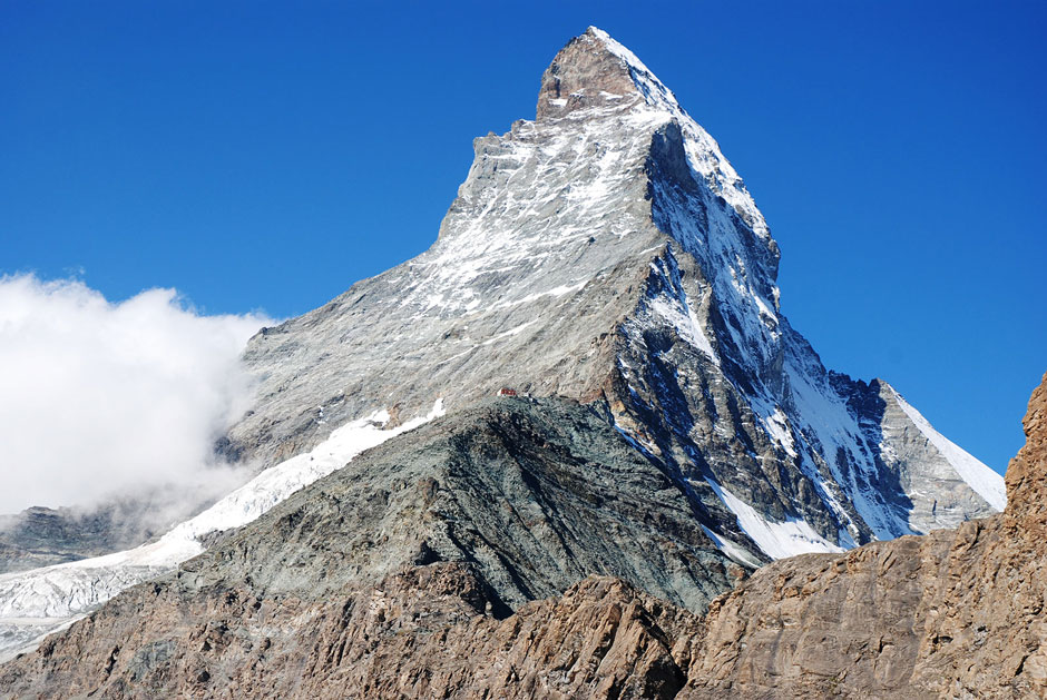 Matterhorn und Hörnlihütte