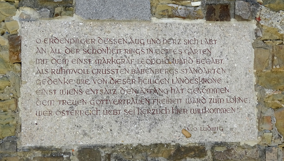 Denkmal am Leopoldsberg 