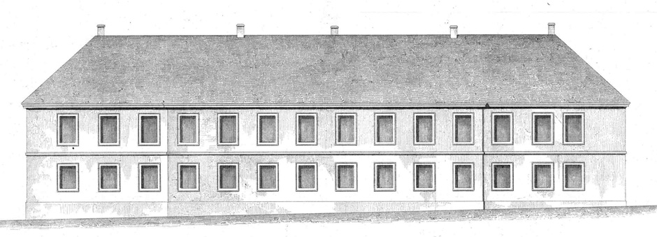 Archivbild: Schloß Hernstein, ehemalige Fassade