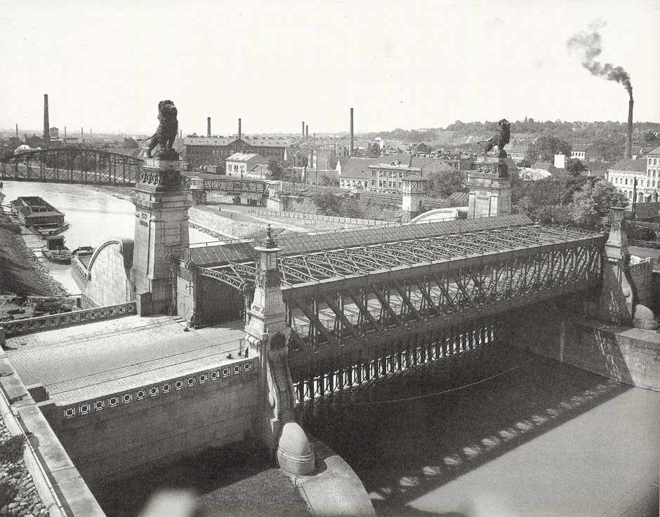 Archive photo: Nußdorfer floodgates and bridge at 1938