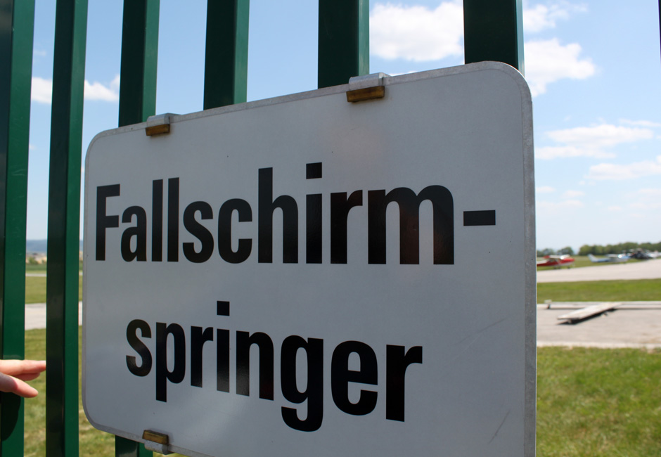 Sperrgebiet nur fürFallschirmspringer