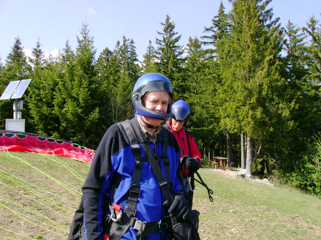 Albert und Simon am Startplatz