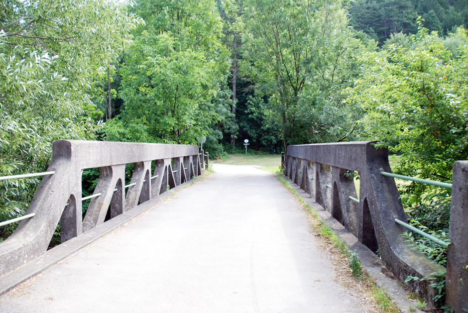 Pittentaler Steig, über die Brücke