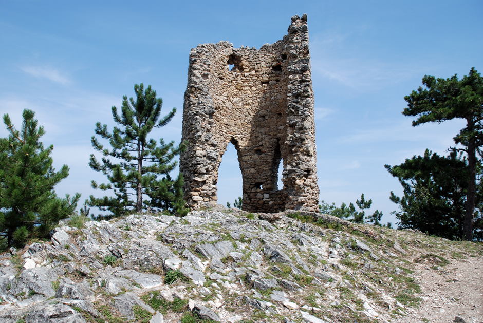 Pittentaler Steig, Ruine Türkensturz