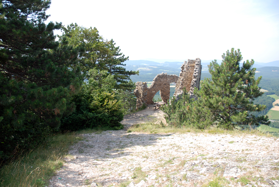 Pittentaler Steig, Ruine Türkensturz