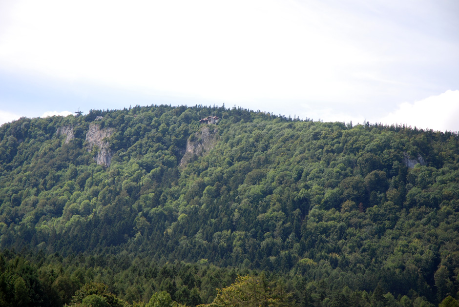 Hohe Wand mit Herrgottschnitzerhaus u. Ganghofersteig