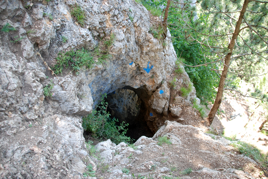 Durchgangshöhle von oben