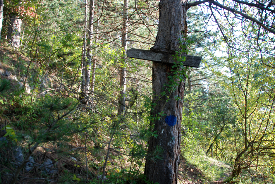 Wandfußsteig, Abzweigung Völlerin