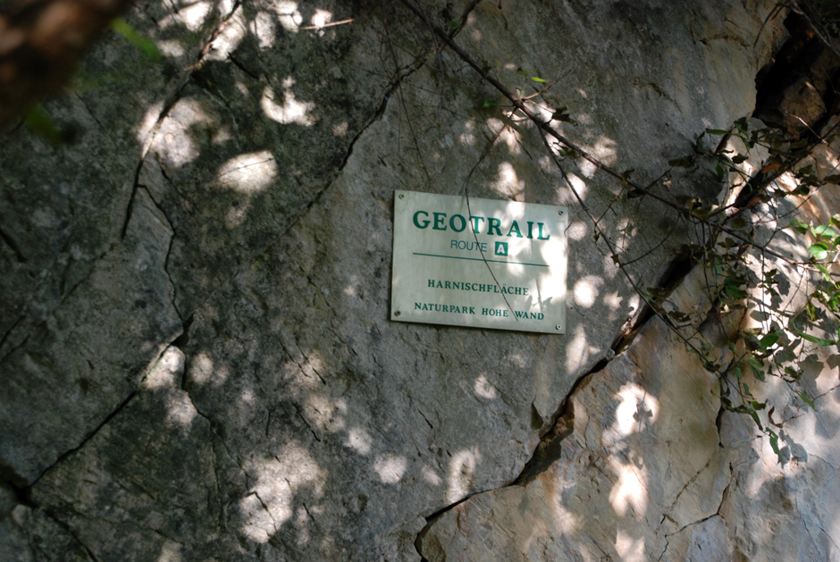 Geotrail Harnischfläche