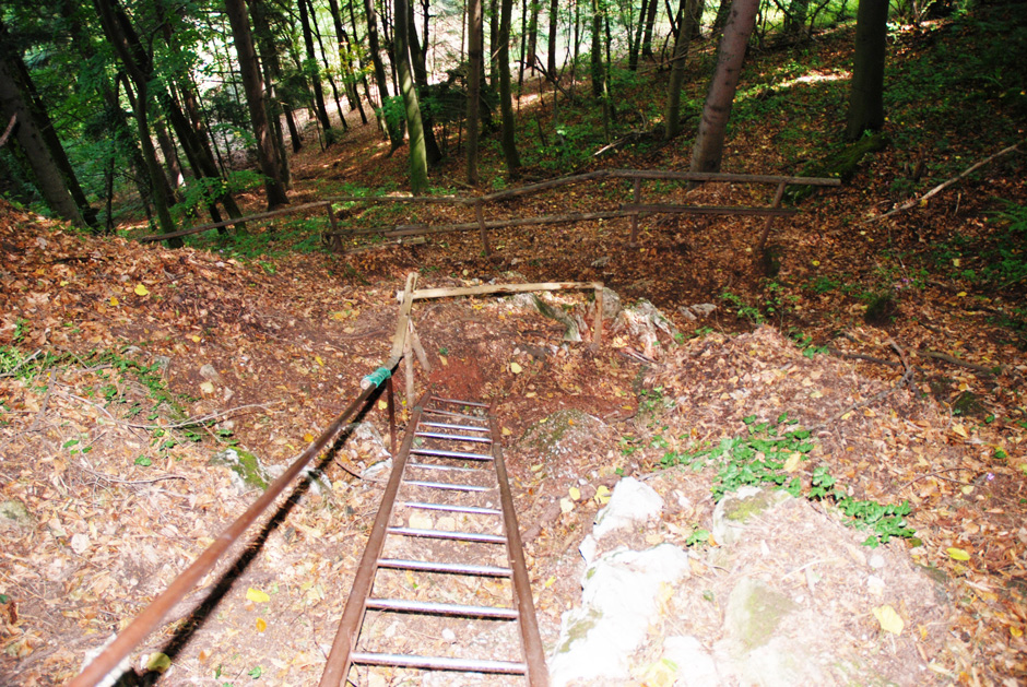 Abstieg zur Einhornhöhle