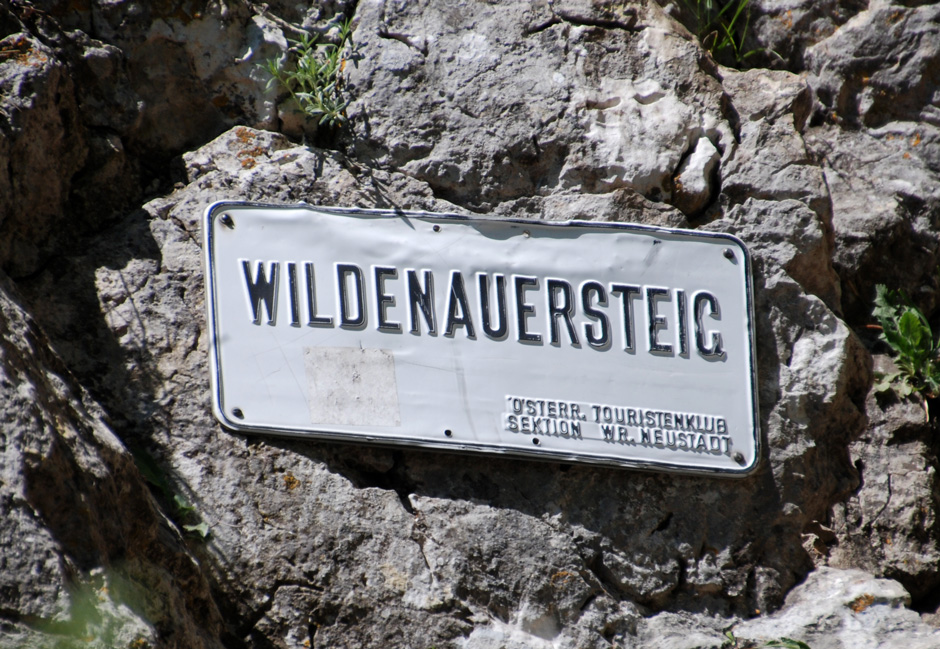 Tafel Wildenauersteig