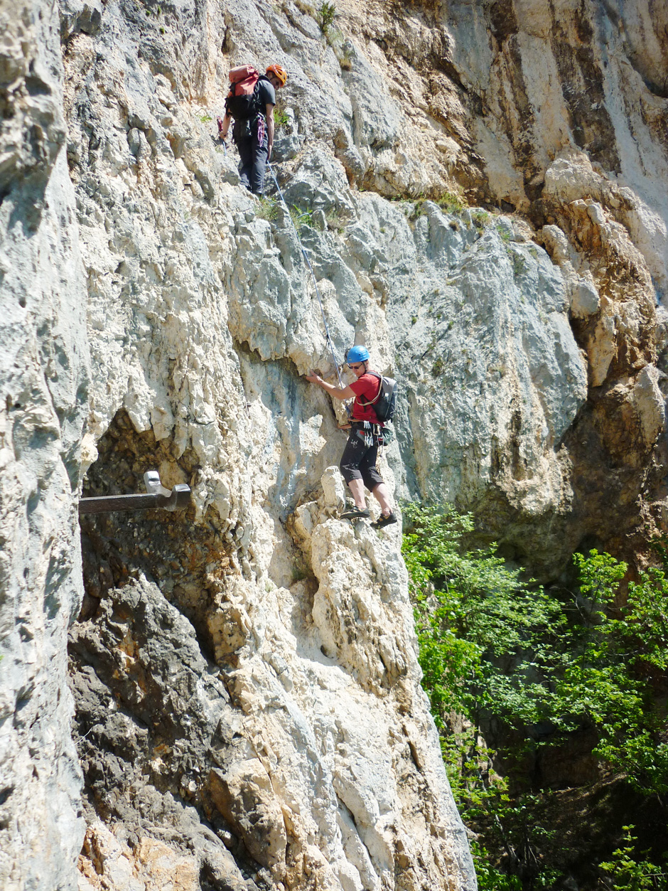 Kletterroute beim Wildenauersteig