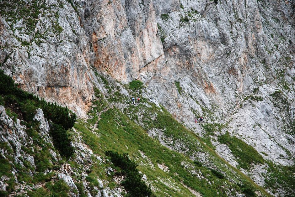 Bismarcksteig, Gehweg und (B)