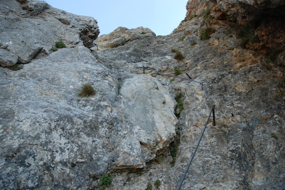Haidsteig, steile Wand (C/D)