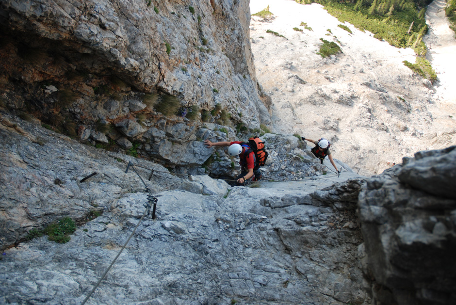 Haidsteig, steile Wand (C/D)