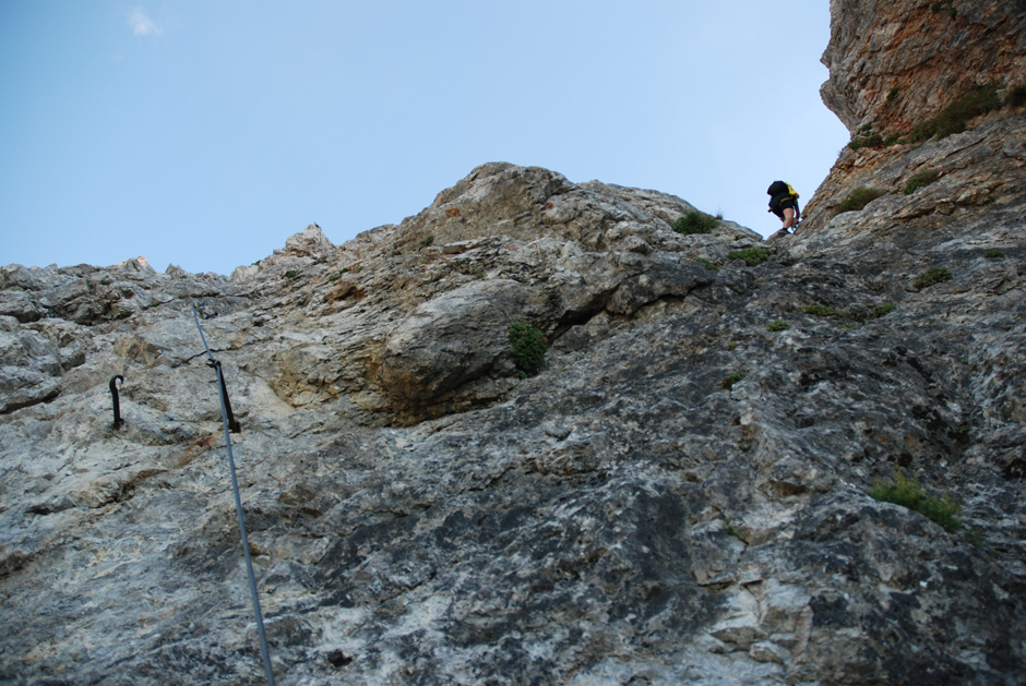 Haidsteig, steile Wand (C/D)