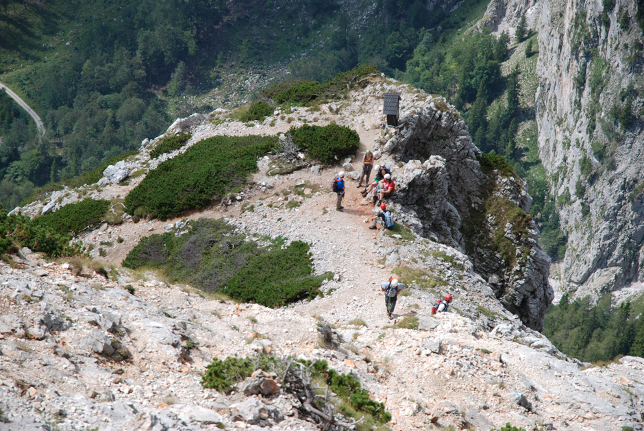 Haidsteig, großer Absatz von oben