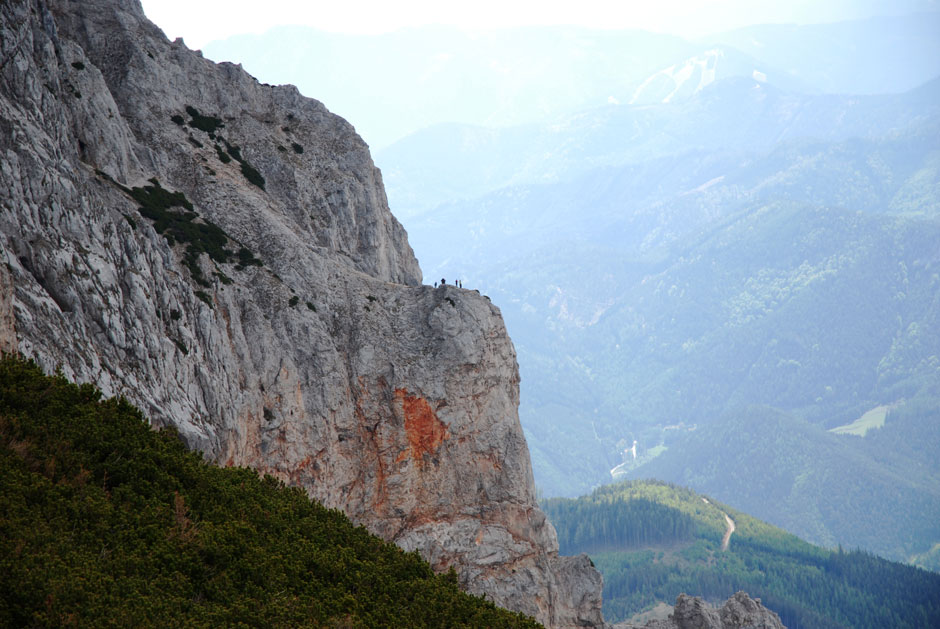 Hans-von-Haid Klettersteig; großer Absatz