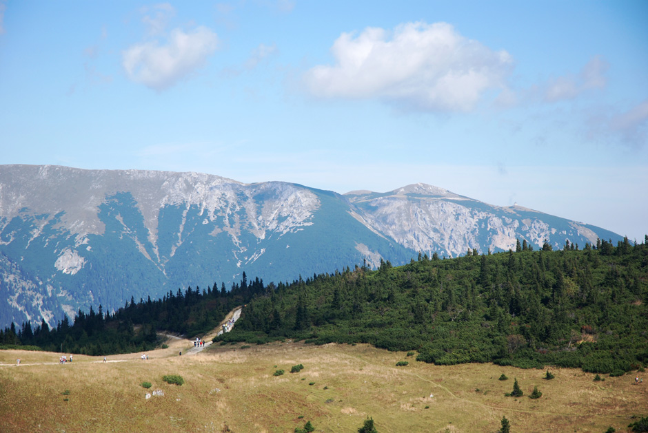 Blick vom Otto-Schutzhaus zum Waxriegel