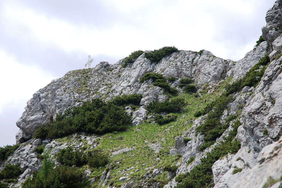 Preinerwandgipfel vom Aufstieg zum Raxplateau