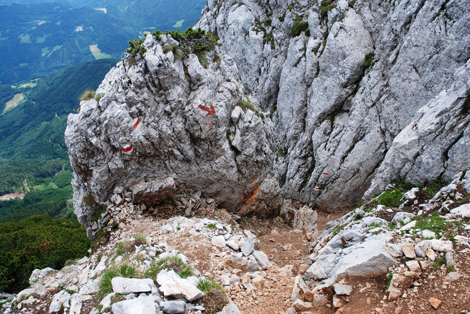 Aufstieg zum Raxplateau