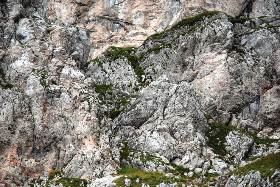 Vorausgeher; Reißtalersteig, große Eisenleiter (A/B)