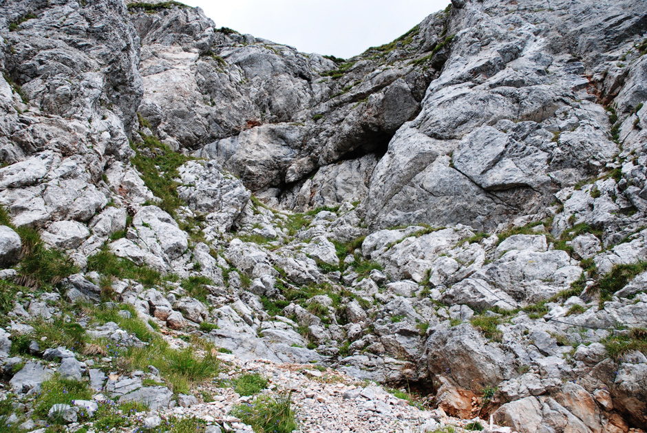 Reißtalersteig, obere Teil