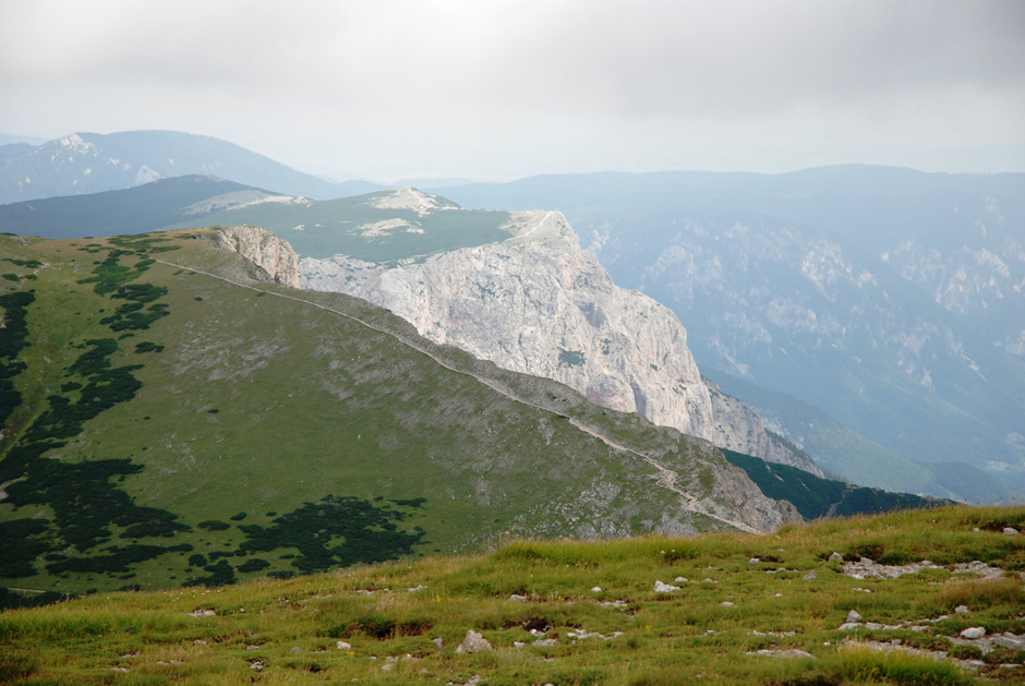 Heukuppe, Richtung Predigtstuhl und Preiner Wand