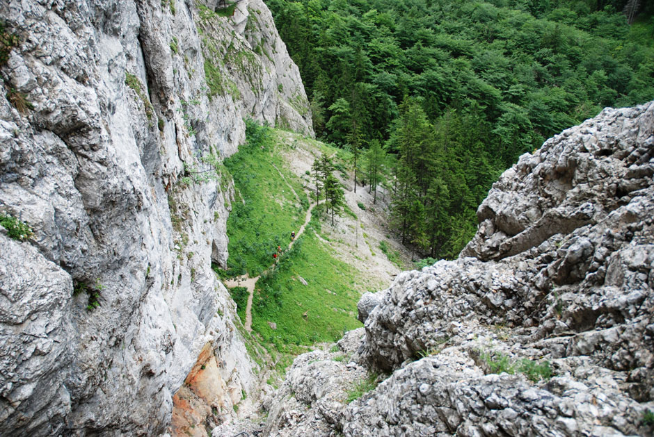 Rückblick zum Zustieg 