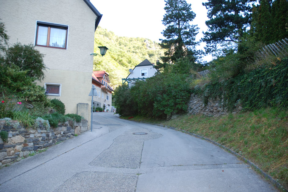 Straße zum Vogelbergsteig