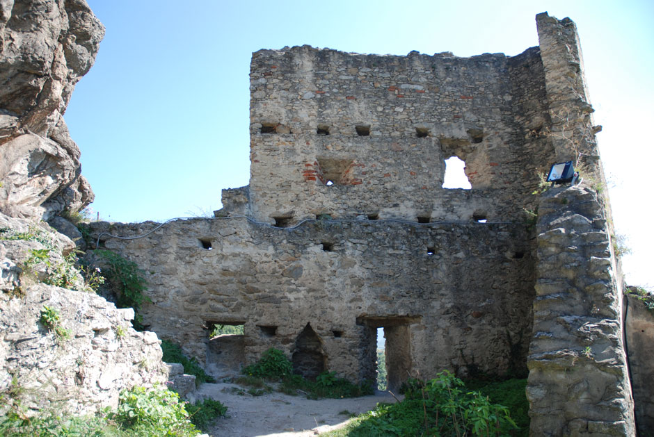 Burgruine Dürnstein, innerer Burghof
