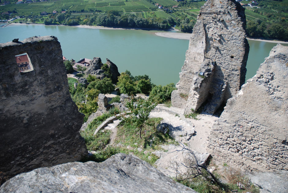 Burgruine Dürnstein, vom höchsten Punkt