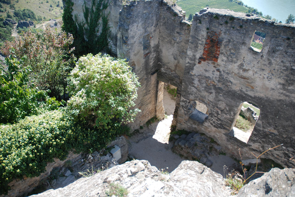 Burgruine Dürnstein, vom höchsten Punkt