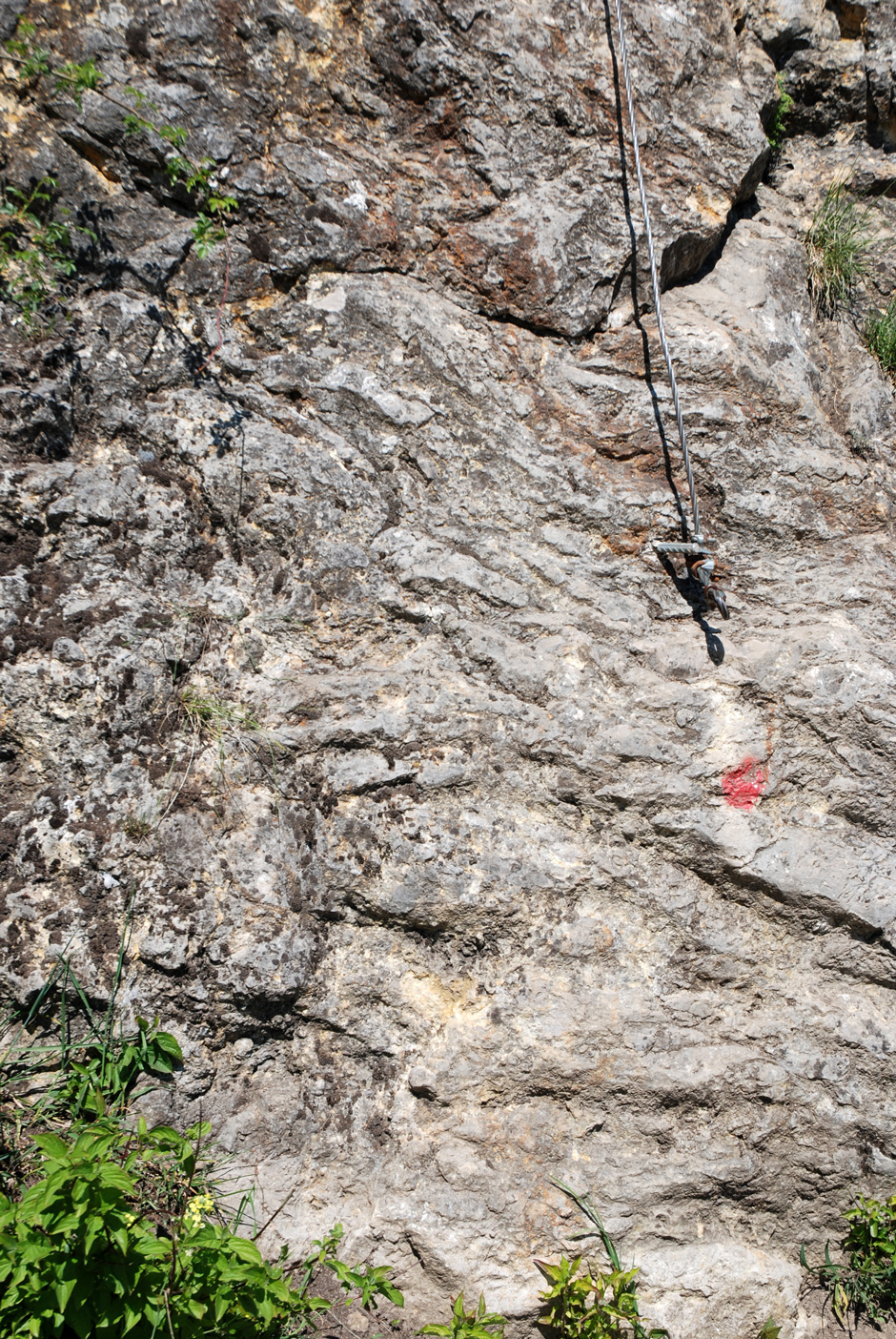 rechter Klettersteig unten (B)