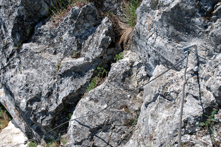 linker Klettersteig oben (A)