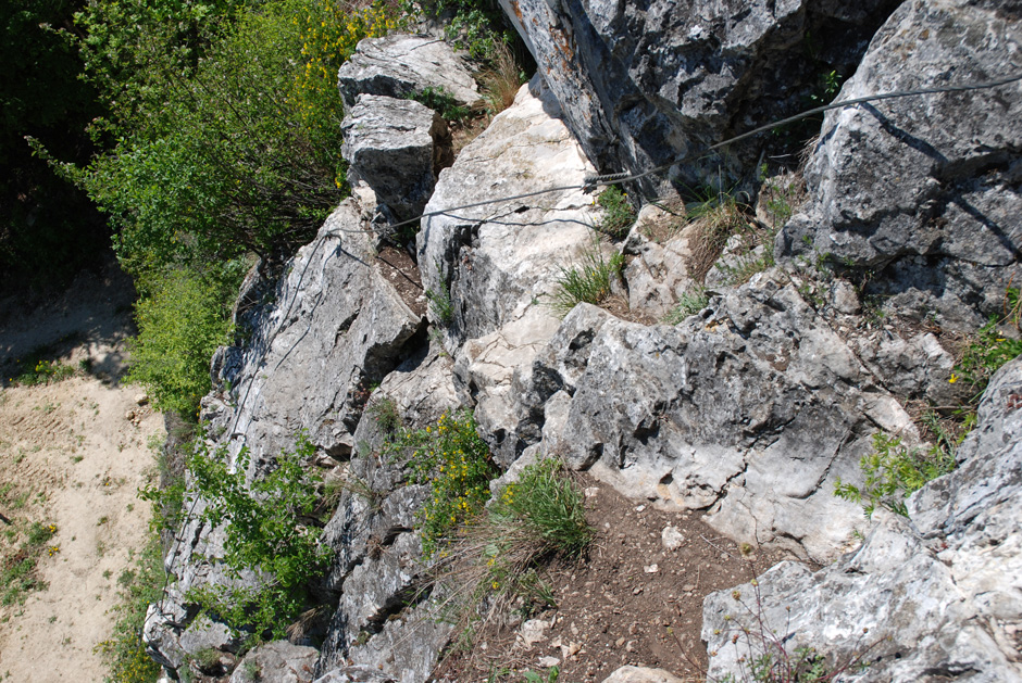 linker Klettersteig Querung (A/B)