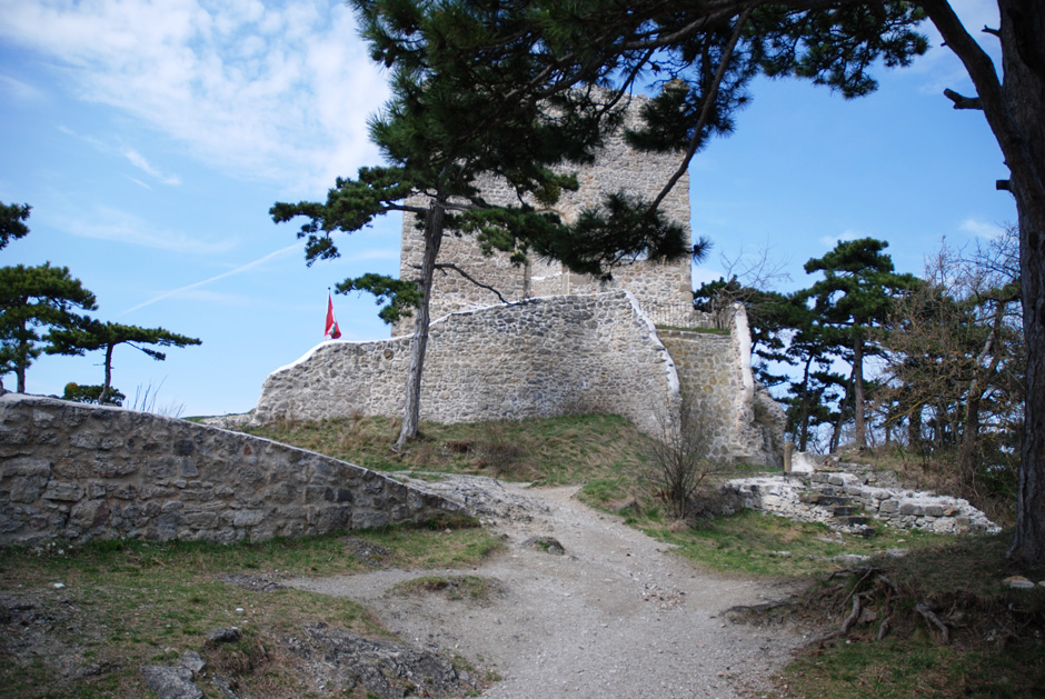 Burgruine Mödling, Innenhof