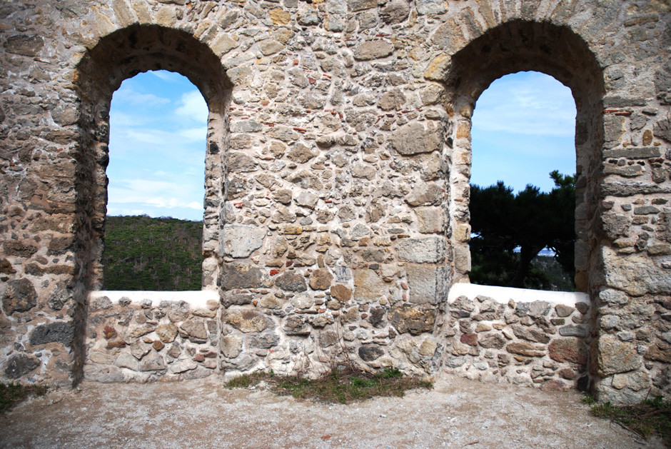 Burgruine Mödling, im Turm