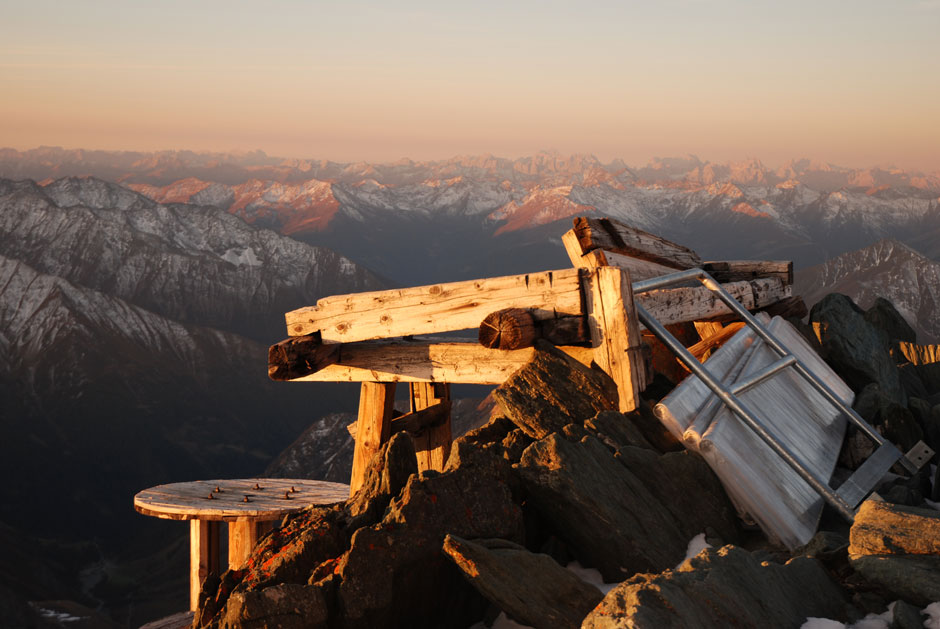 Blick von der Erzherzog Johann Hütte