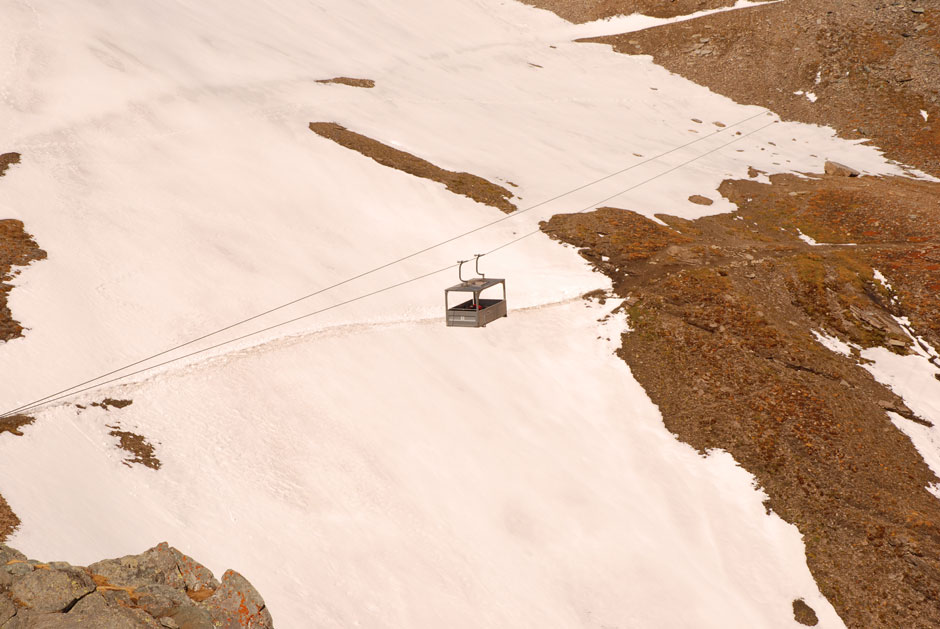 Materialseilbahn zur Stüdlhütte