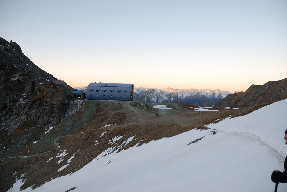 Start zur  Erzherzog Johann Hütte über "Alter Kalser Weg"