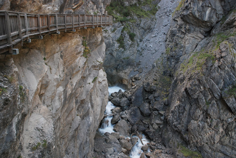 Galitzenklamm mit Holzsteg