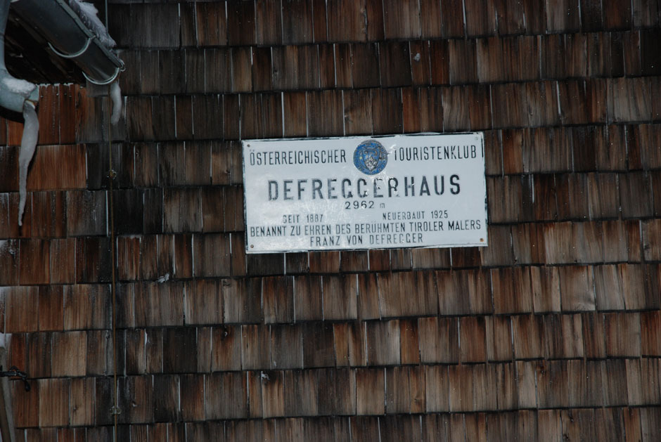 Tafel, Defreggerhaus
