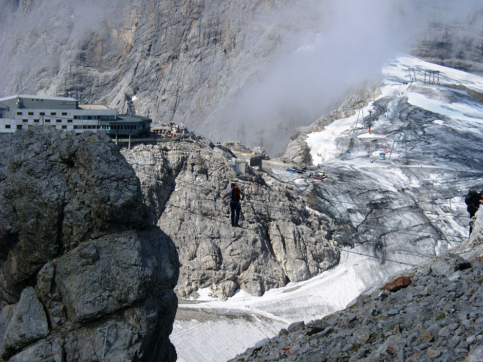 Seilbrücke Austriascharte