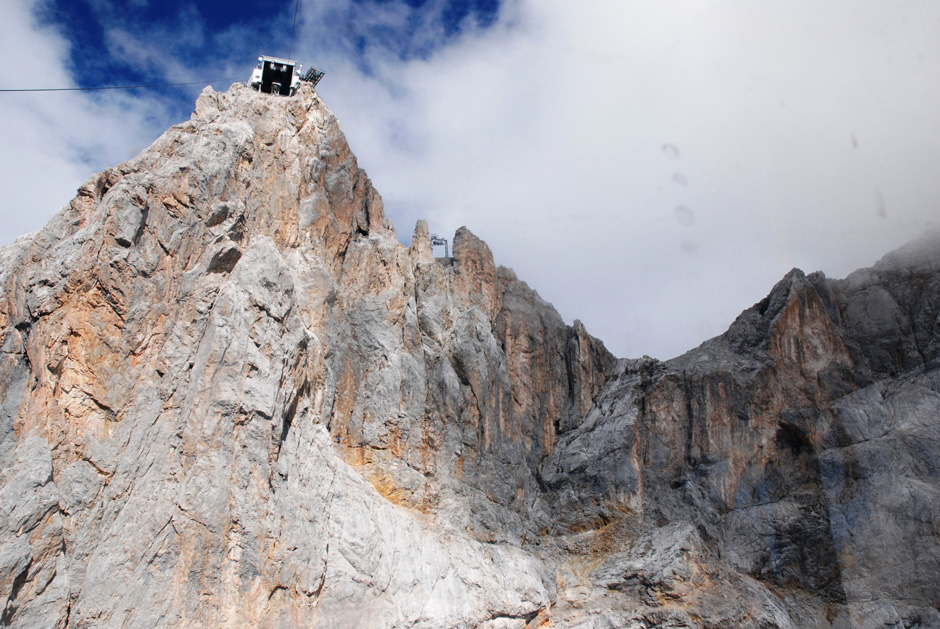 Rückblick auf den Klettersteig