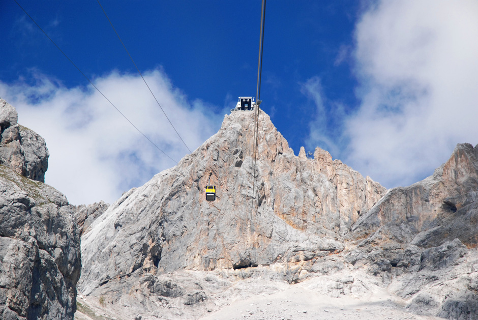 Rückblick auf den Klettersteig