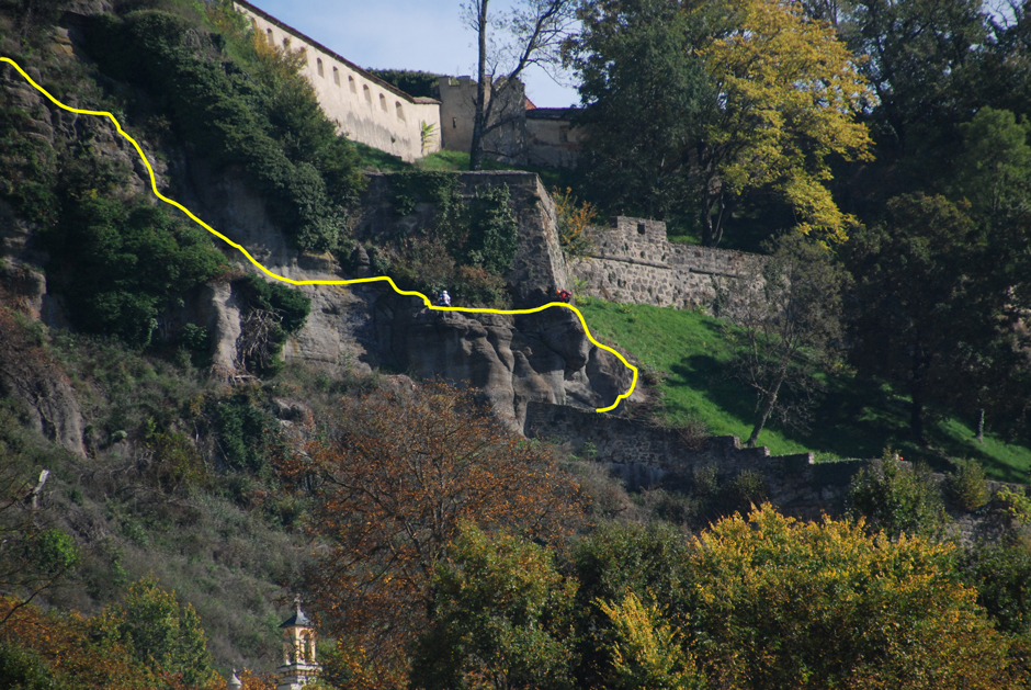 Klettersteigverlauf