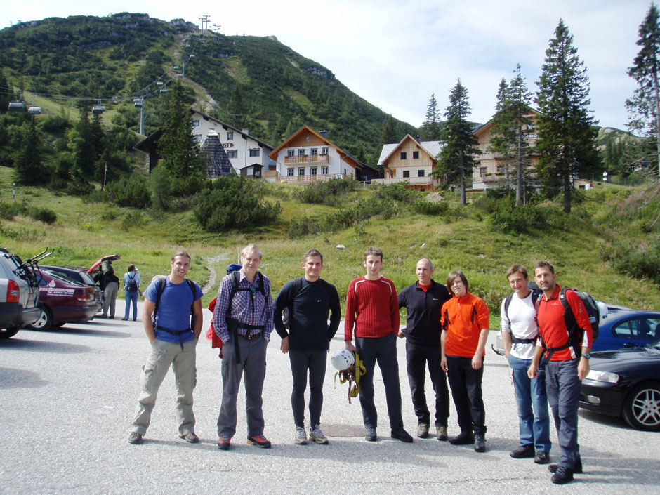 Gruppenbild, Parkplatz Hochkar