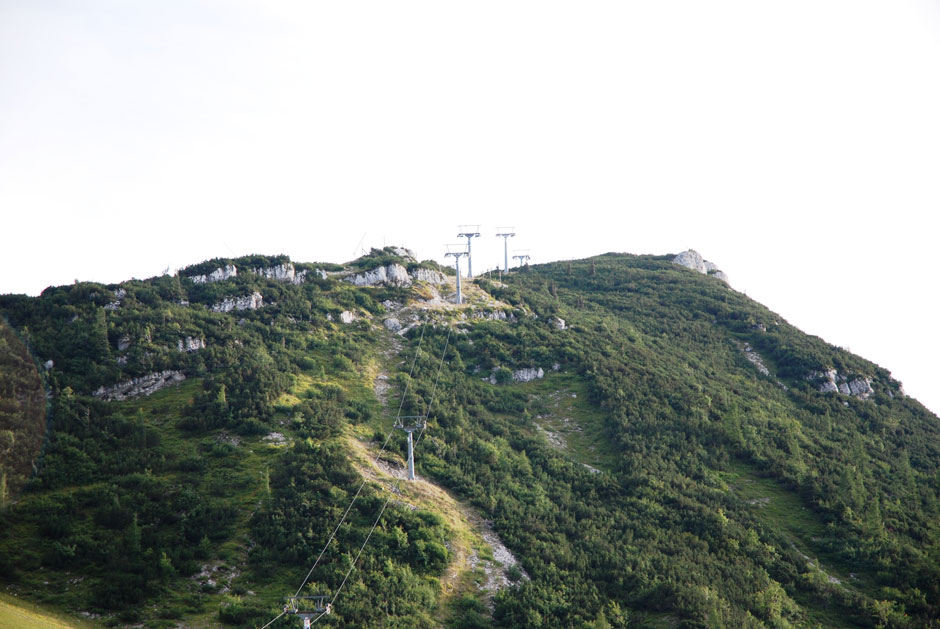 Blick vom Hochkarhof zum Hochkar-Vorgipfel