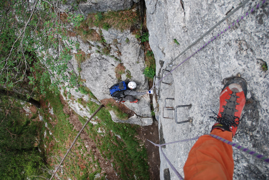 Albert, überhängende Schlusswand 10m D